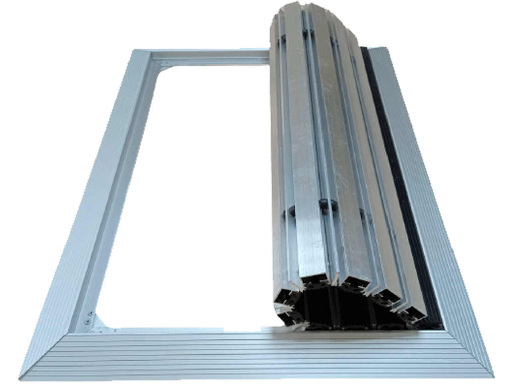 Stergator de picioare cu rama exterioara CITY (Cauciuc cu Razator) (695x495x30mm) 